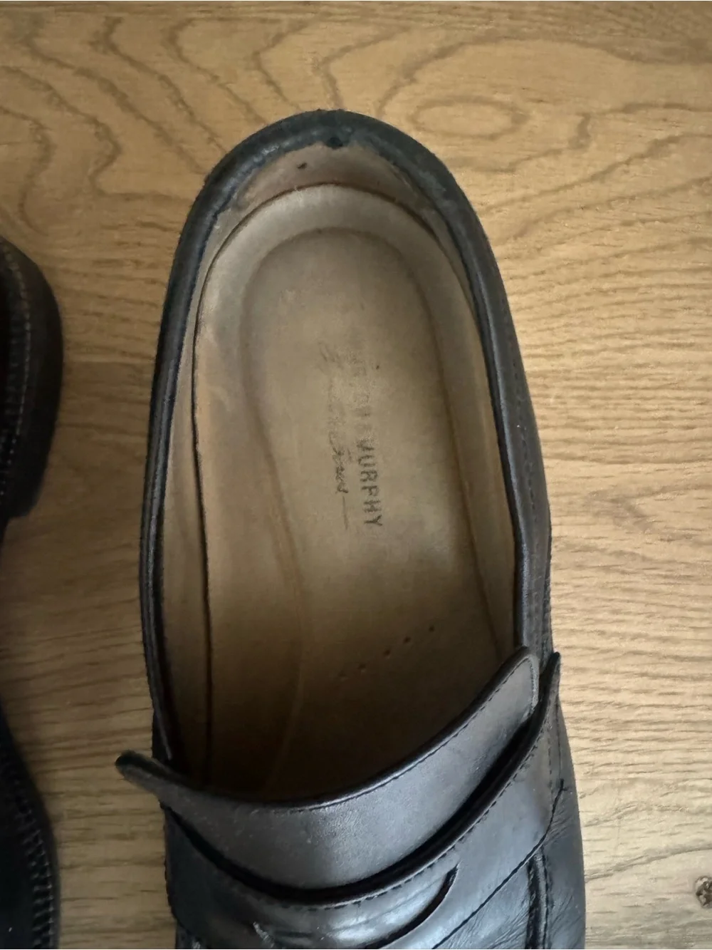 Johnston & Murphy Men's Black Loafers 9